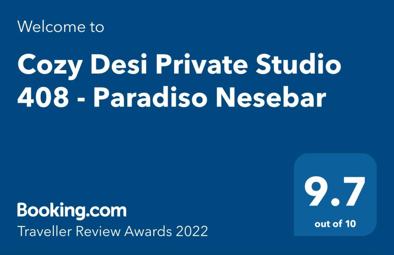 Paradiso 'В' 408 Private Studio Nessebar Εξωτερικό φωτογραφία